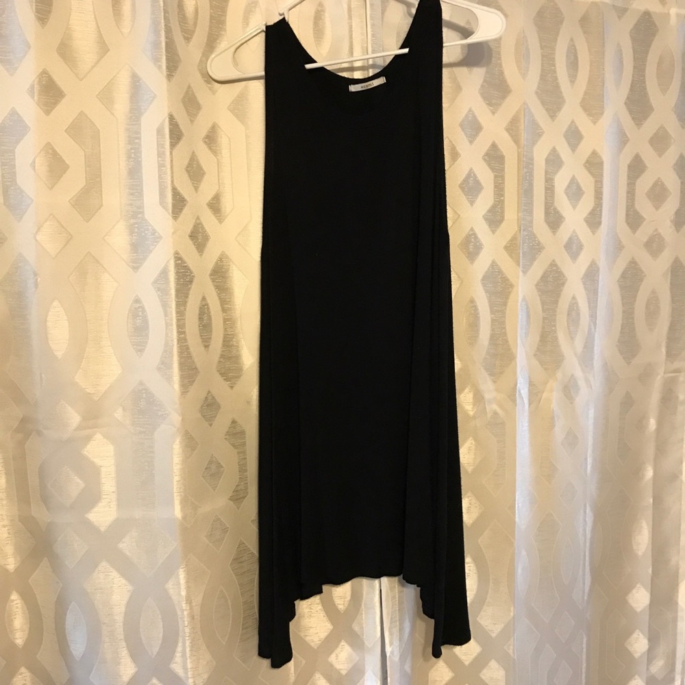 Black Summer Flare Dress. Size S